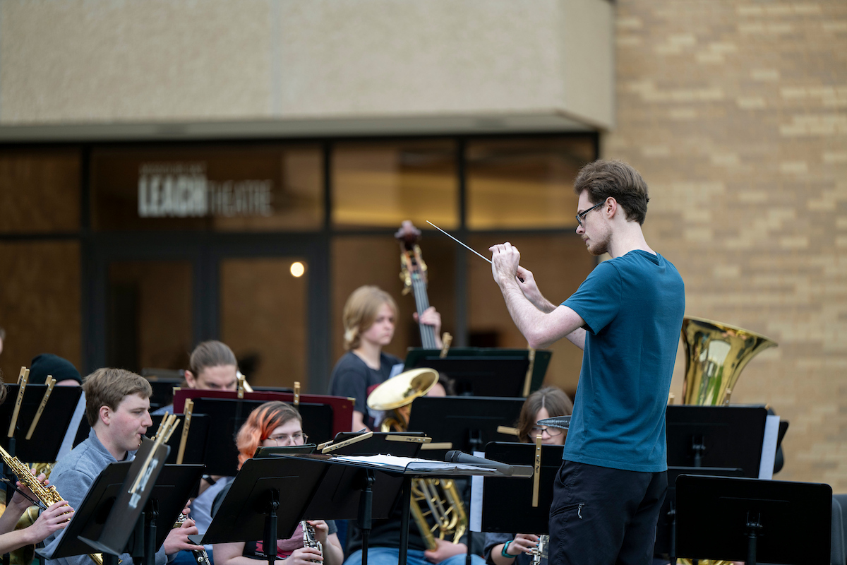 Video Game Music Ensemble performs at the 2025 Wind Symphony Outdoor Concert